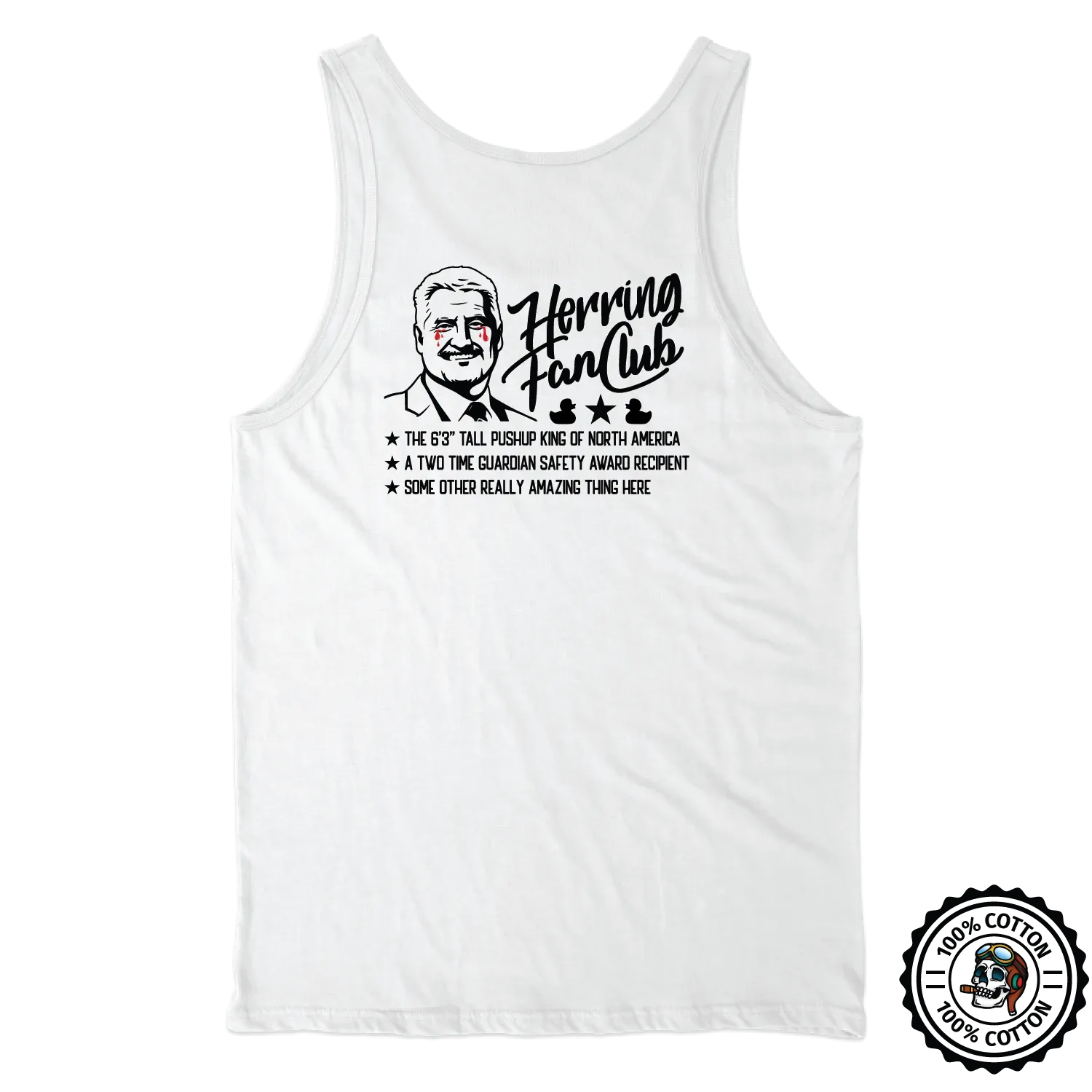 Aviation Safety Herring Fan Club Tank Tops