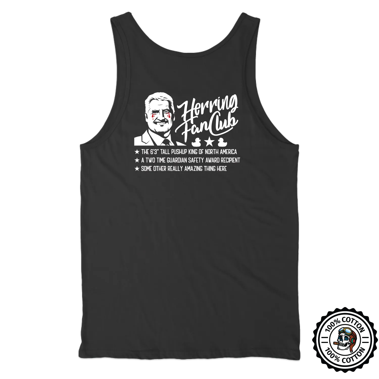 Aviation Safety Herring Fan Club Tank Tops