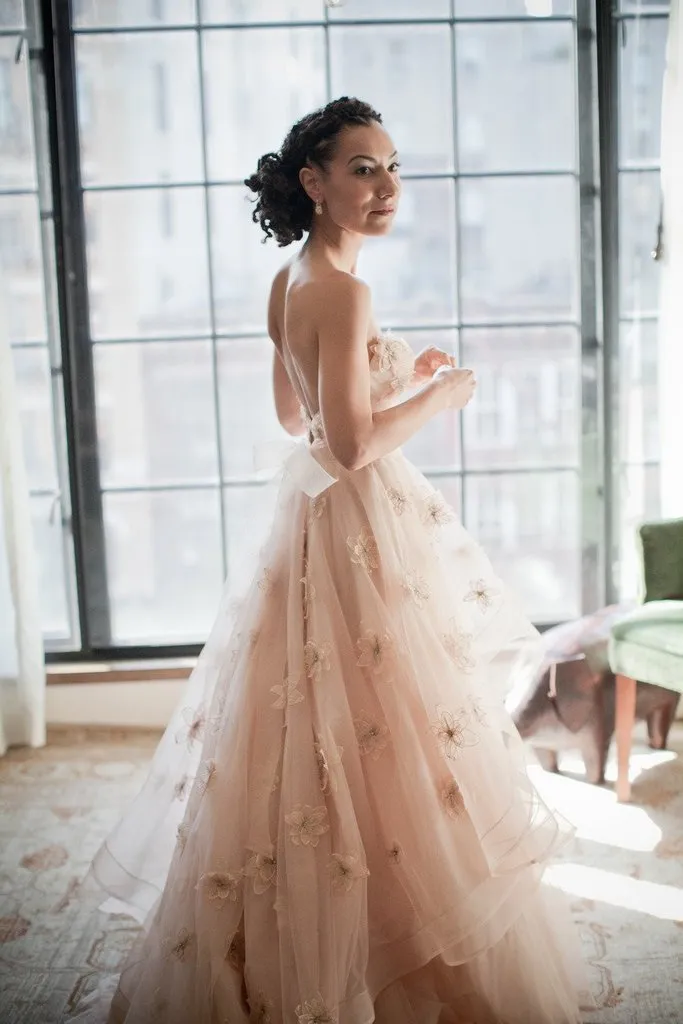 Beautiful Sweetheart Long Open Back Elegant Wedding Dresses Bridal Dresses WK734