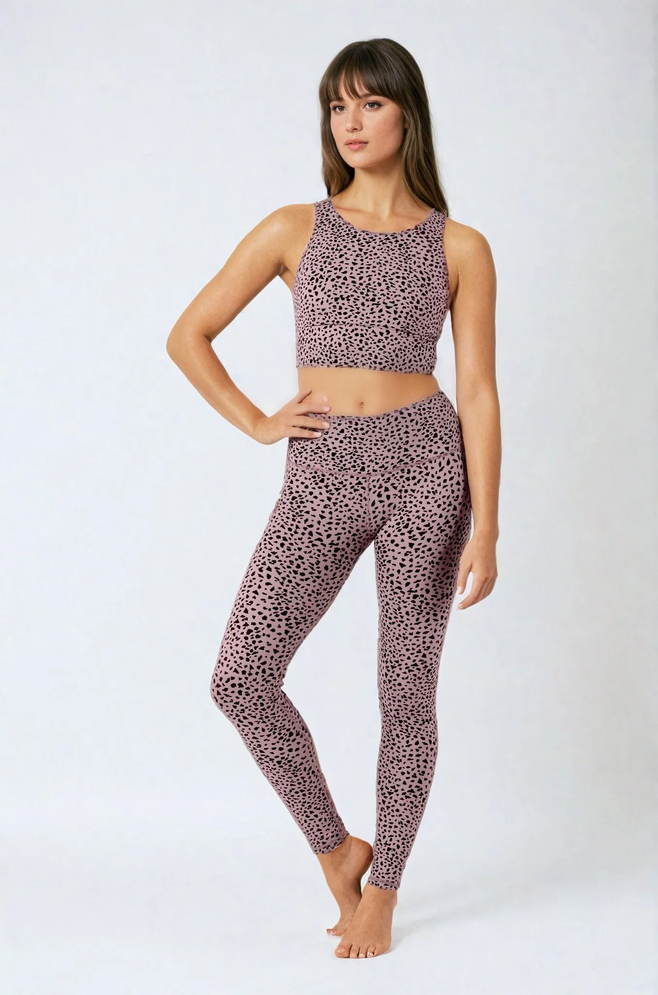 Blush Pop Full Length Legging