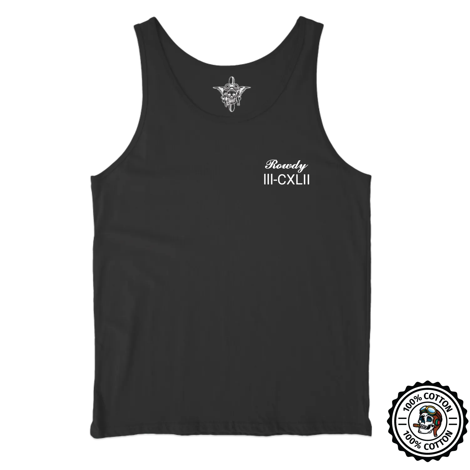 C Co, 3-142 AHB "Rowdy" Numerals Tank Tops
