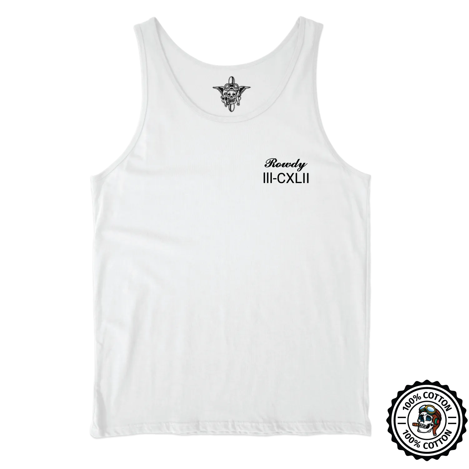 C Co, 3-142 AHB "Rowdy" Numerals Tank Tops