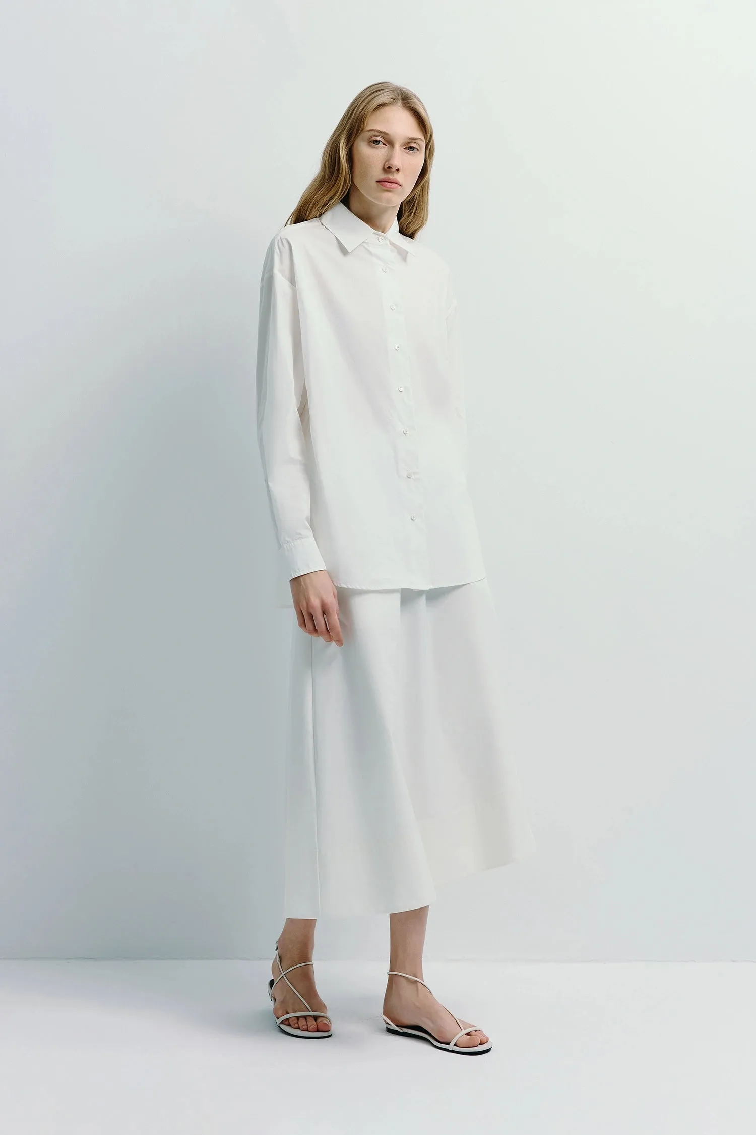 Clive Asymmetric Midi Skirt