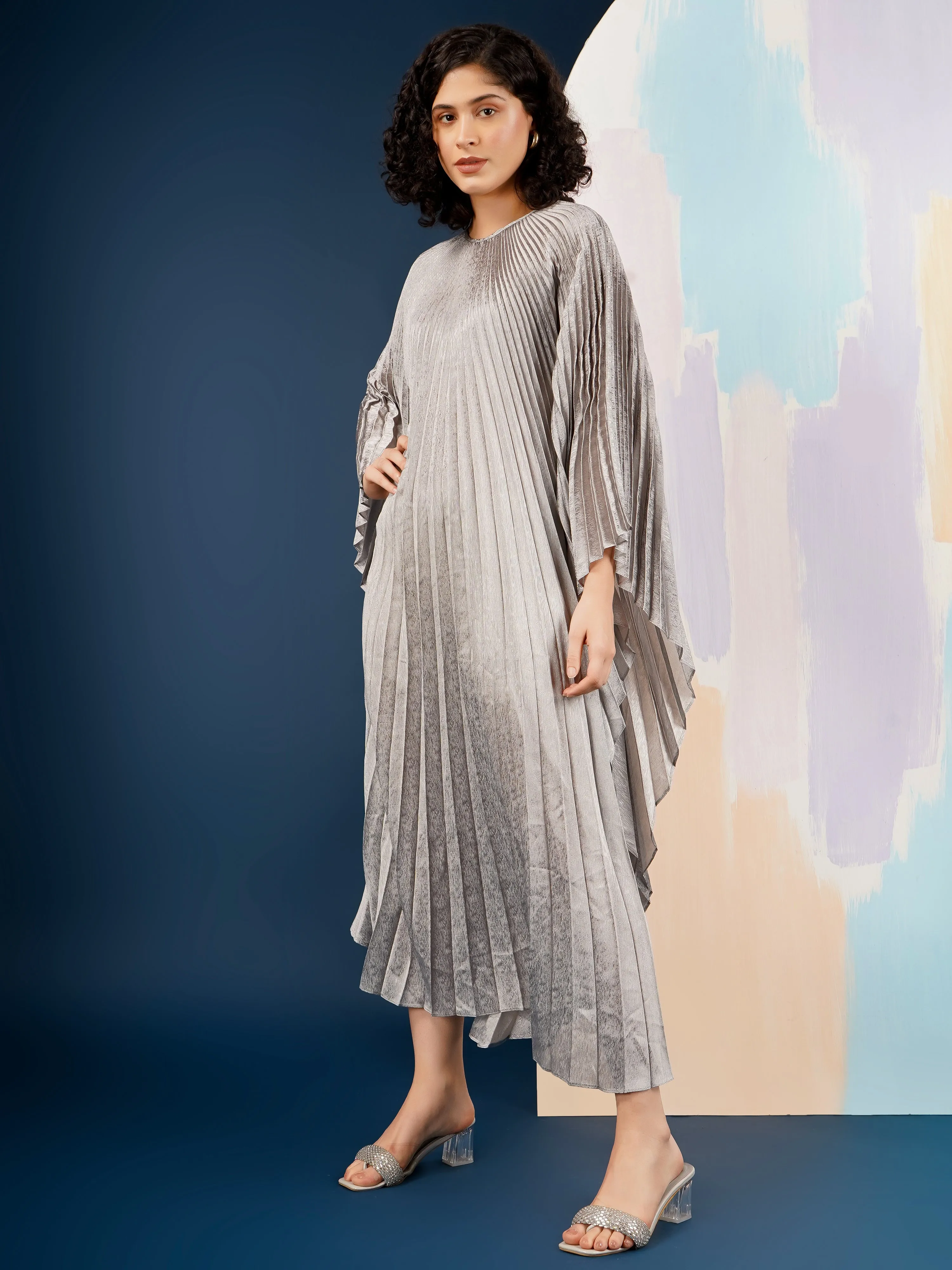 Ellana Metallic Dress