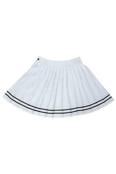 Japan High School Girl Solid Sweet Pleated Skirt Dress