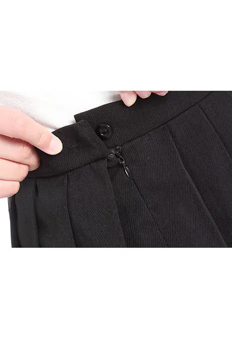 Japan High School Girls Uniforms Solid Pleated Mini Skirts Dress