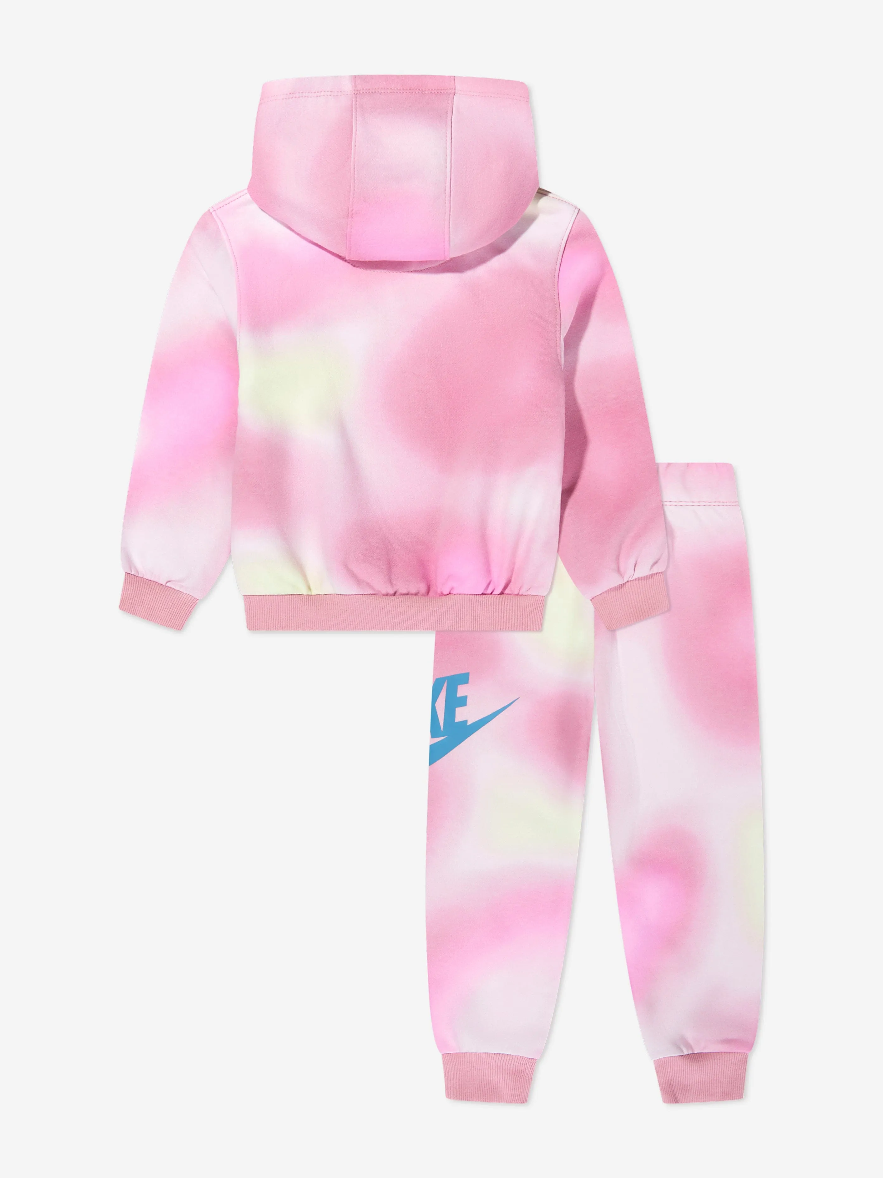 Nike Girls Solarised Tracksuit in Pink