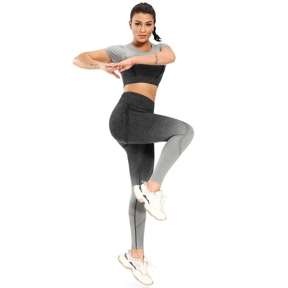 Sculpt Two Piece Gradient Activewear Set
