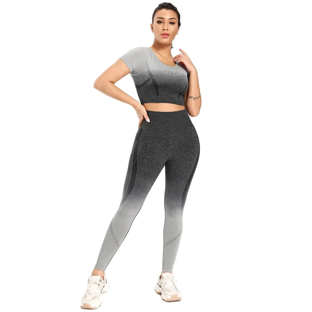 Sculpt Two Piece Gradient Activewear Set