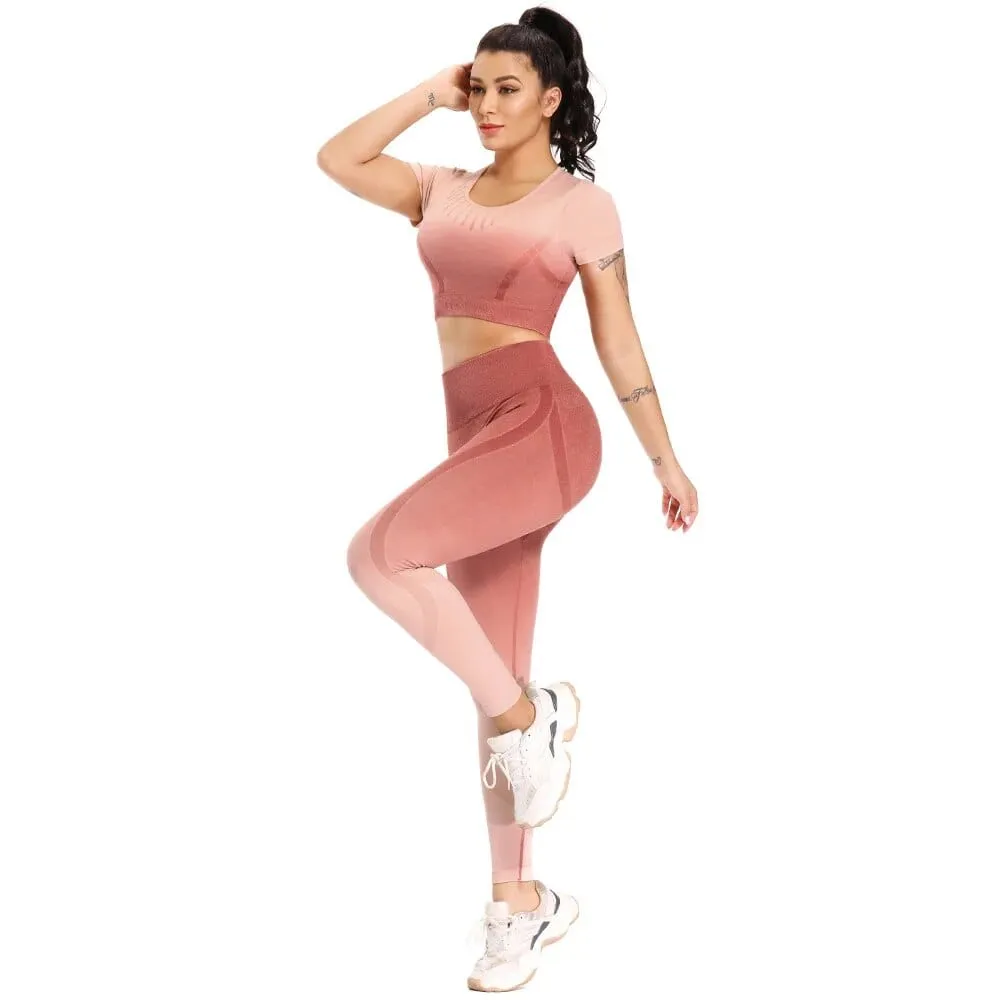 Sculpt Two Piece Gradient Activewear Set