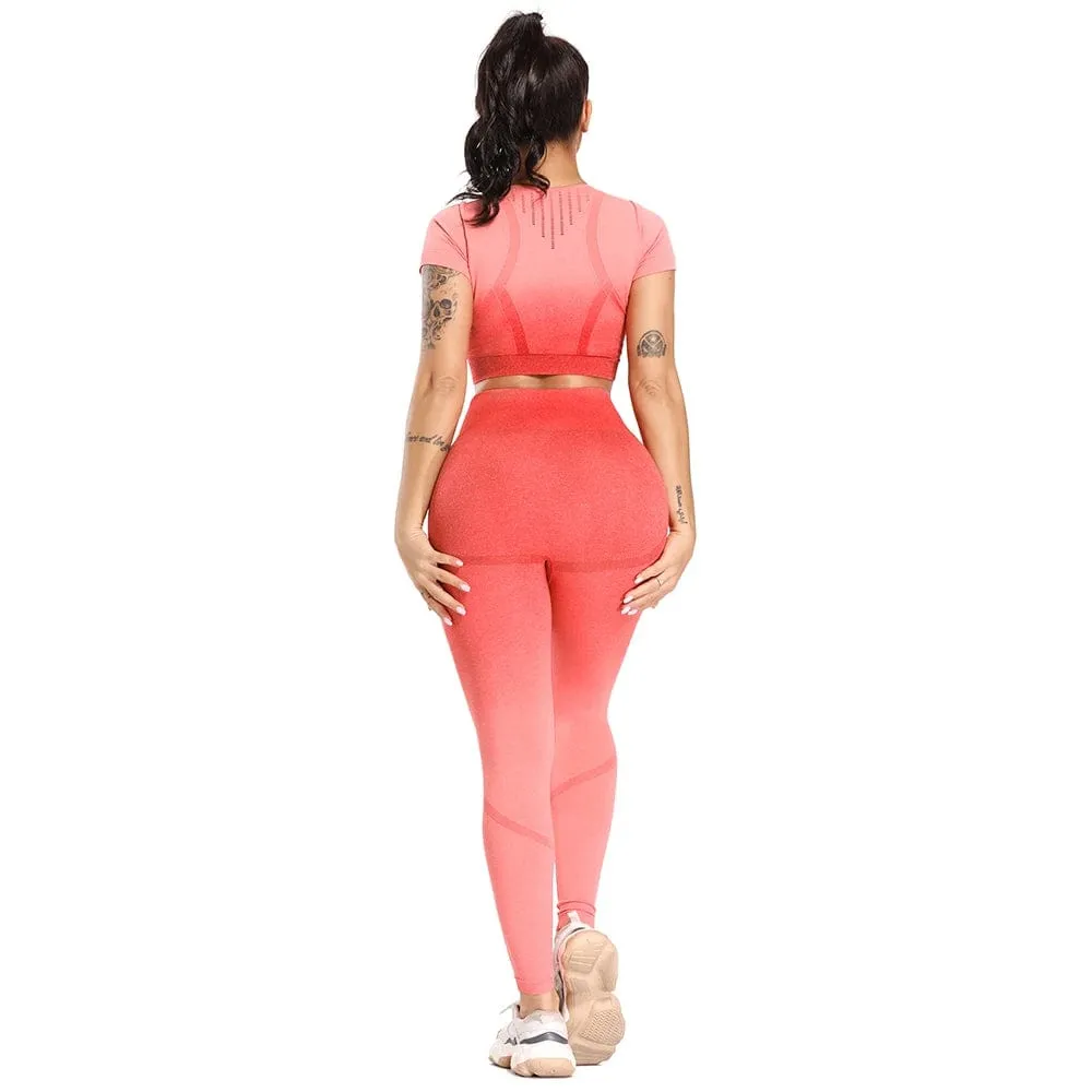 Sculpt Two Piece Gradient Activewear Set