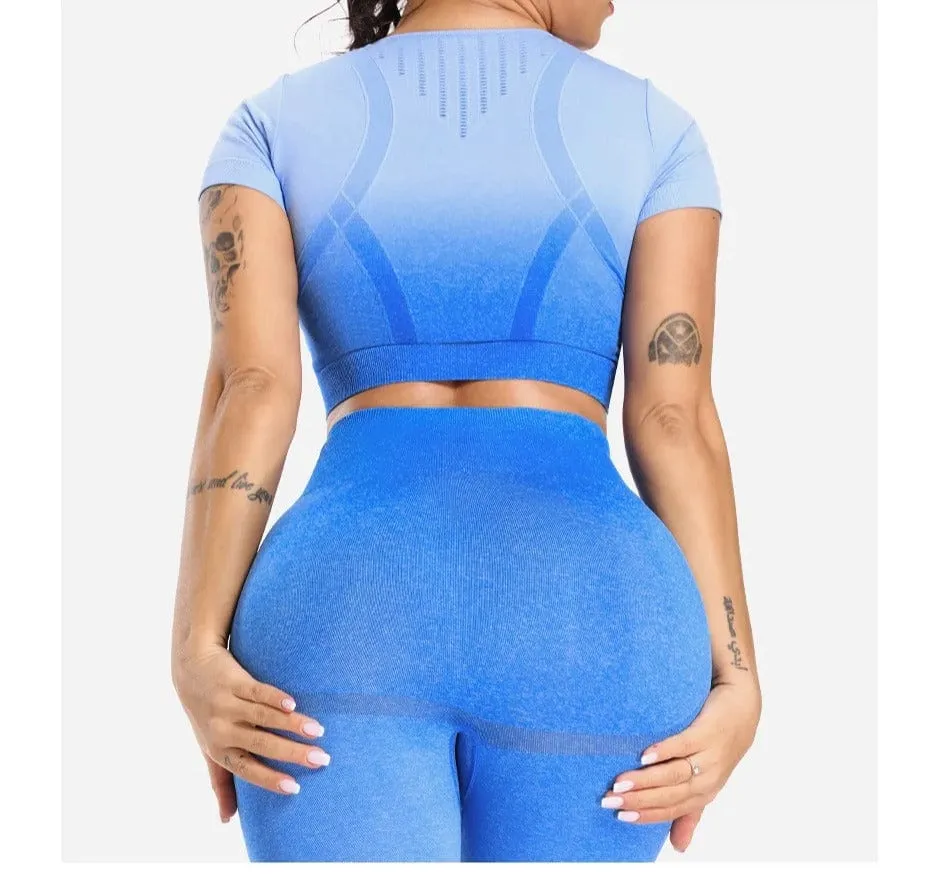 Sculpt Two Piece Gradient Activewear Set