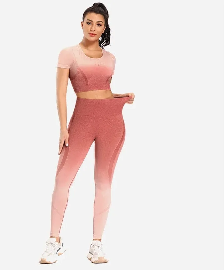 Sculpt Two Piece Gradient Activewear Set