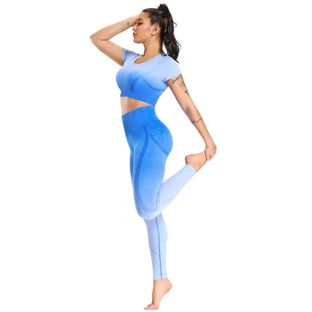 Sculpt Two Piece Gradient Activewear Set