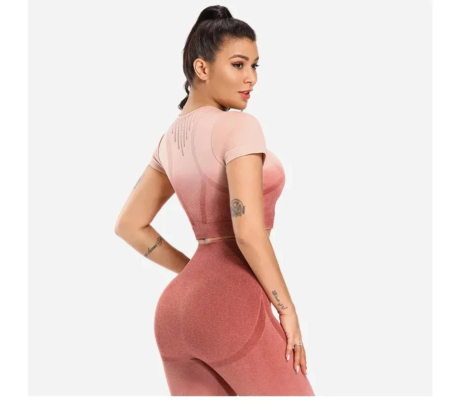 Sculpt Two Piece Gradient Activewear Set