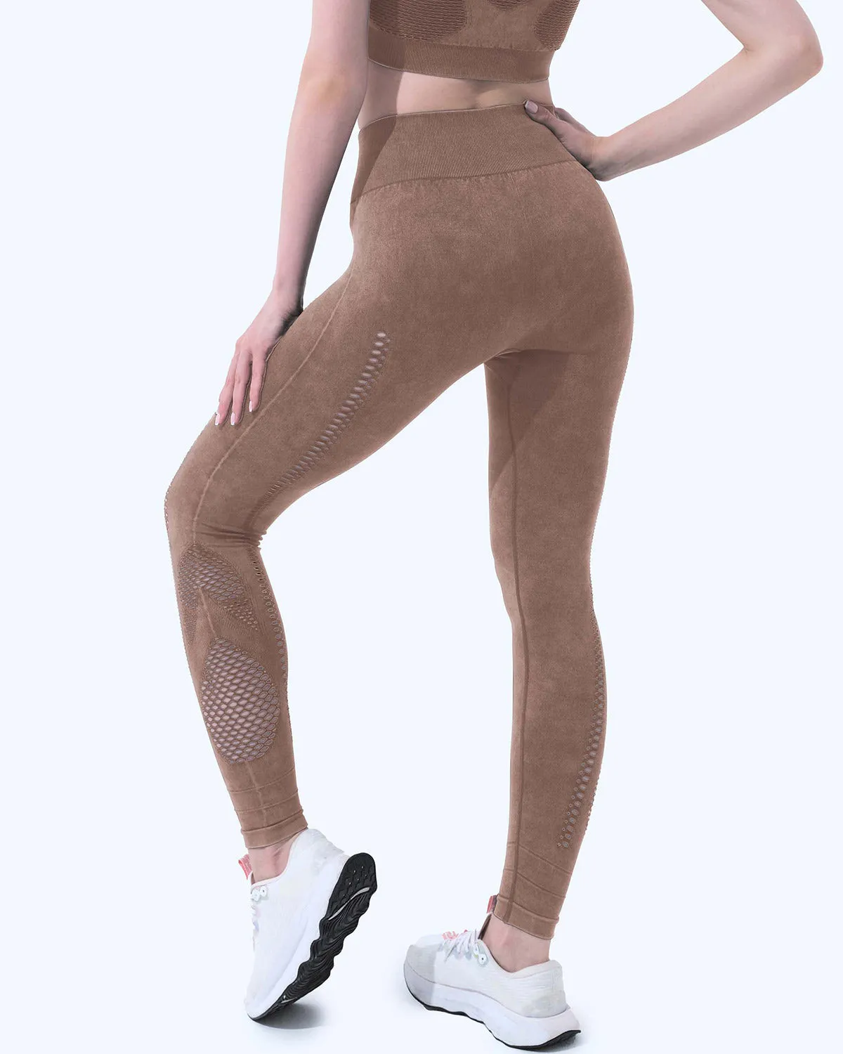 Thea Seamless Leggings - Brown
